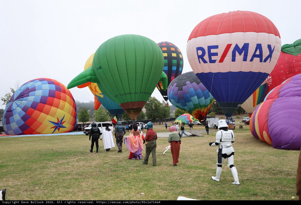 Star Wars Costumed Characters at Hot Air Balloon Festival