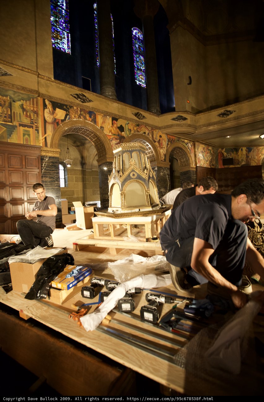Crafting a Wooden Altar for the Church