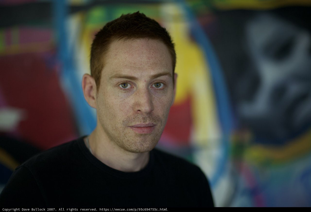 Colorful Wall Portrait