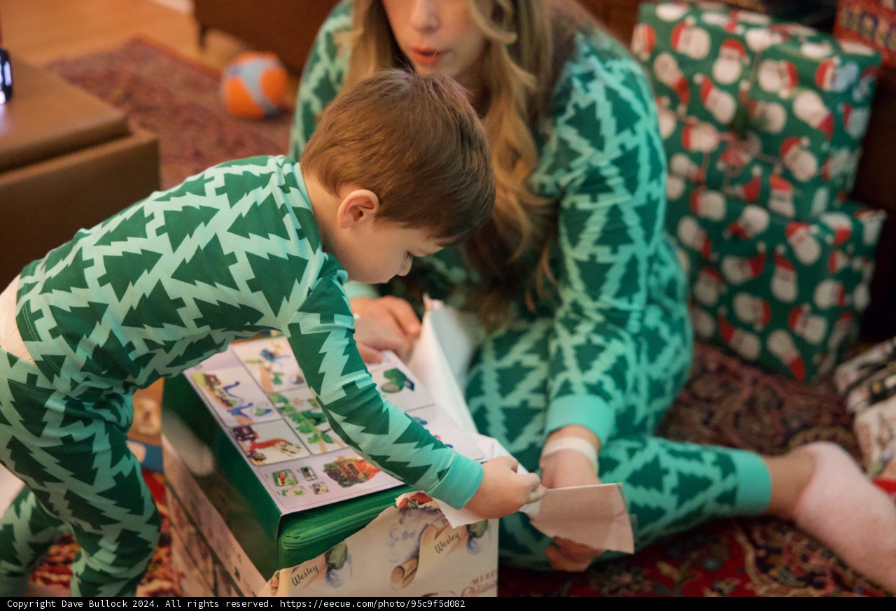 Christmas Morning Excitement