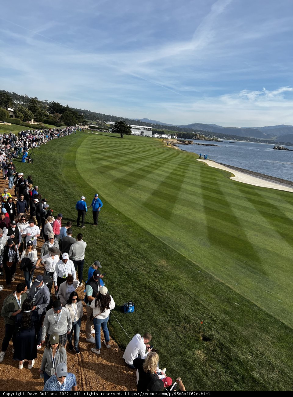 Throngs Gather to Watch Golfers at Pebble Beach