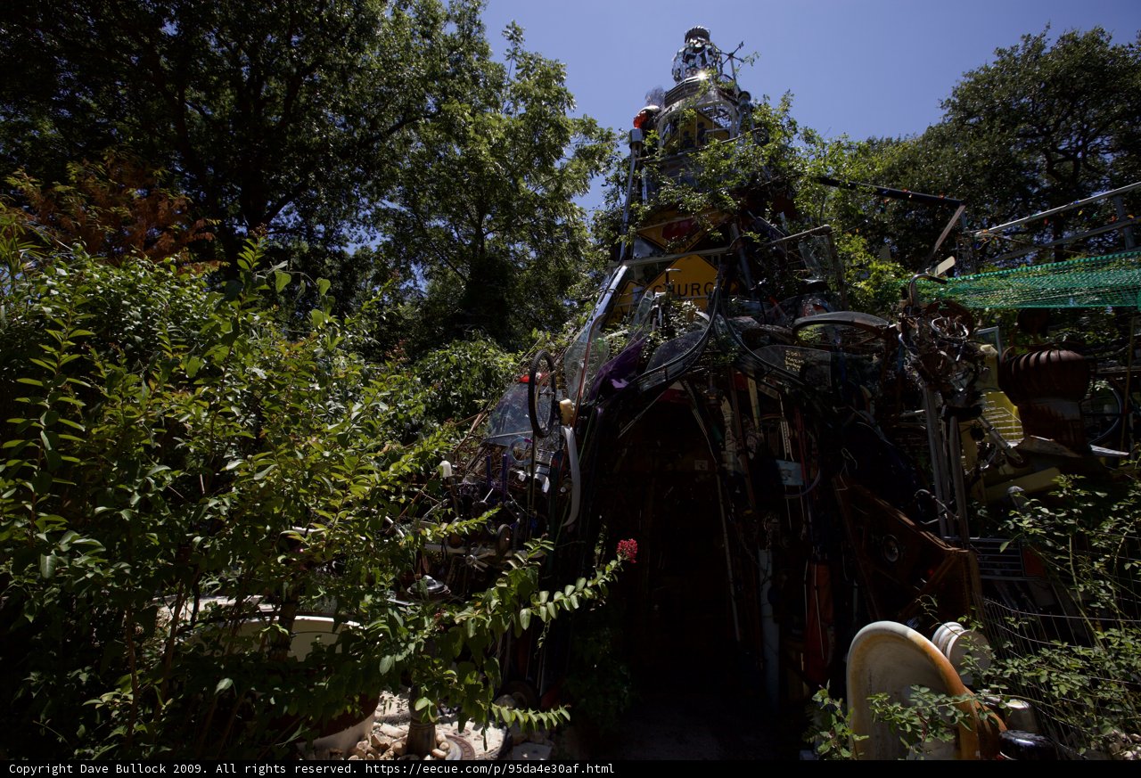 Tower of Junk in the Garden