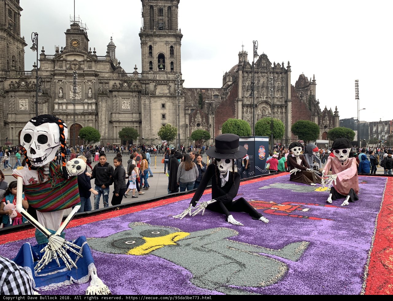 Skeleton Dance Party in Cuauhtémoc