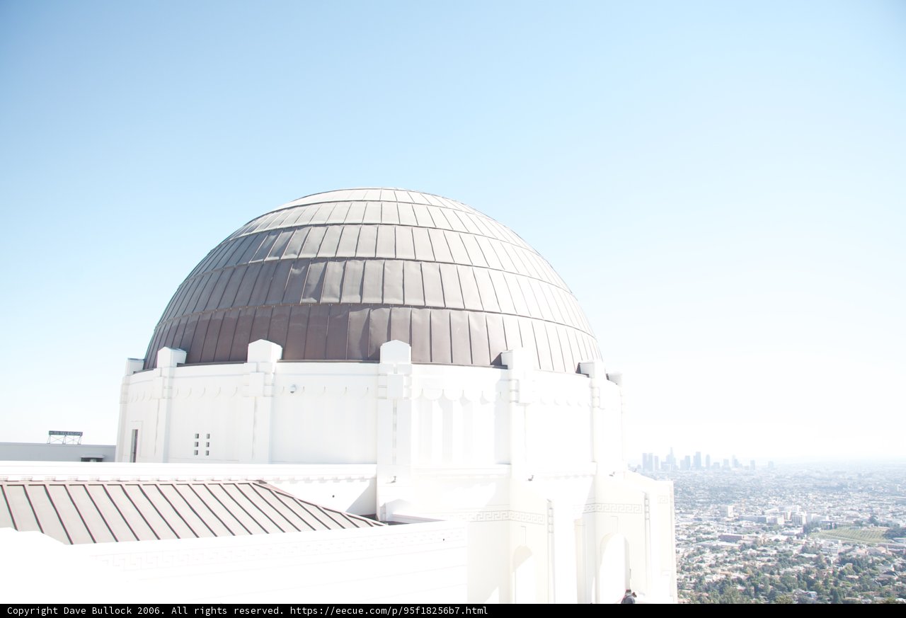 A Bird's Eye View of Griffith Observatory