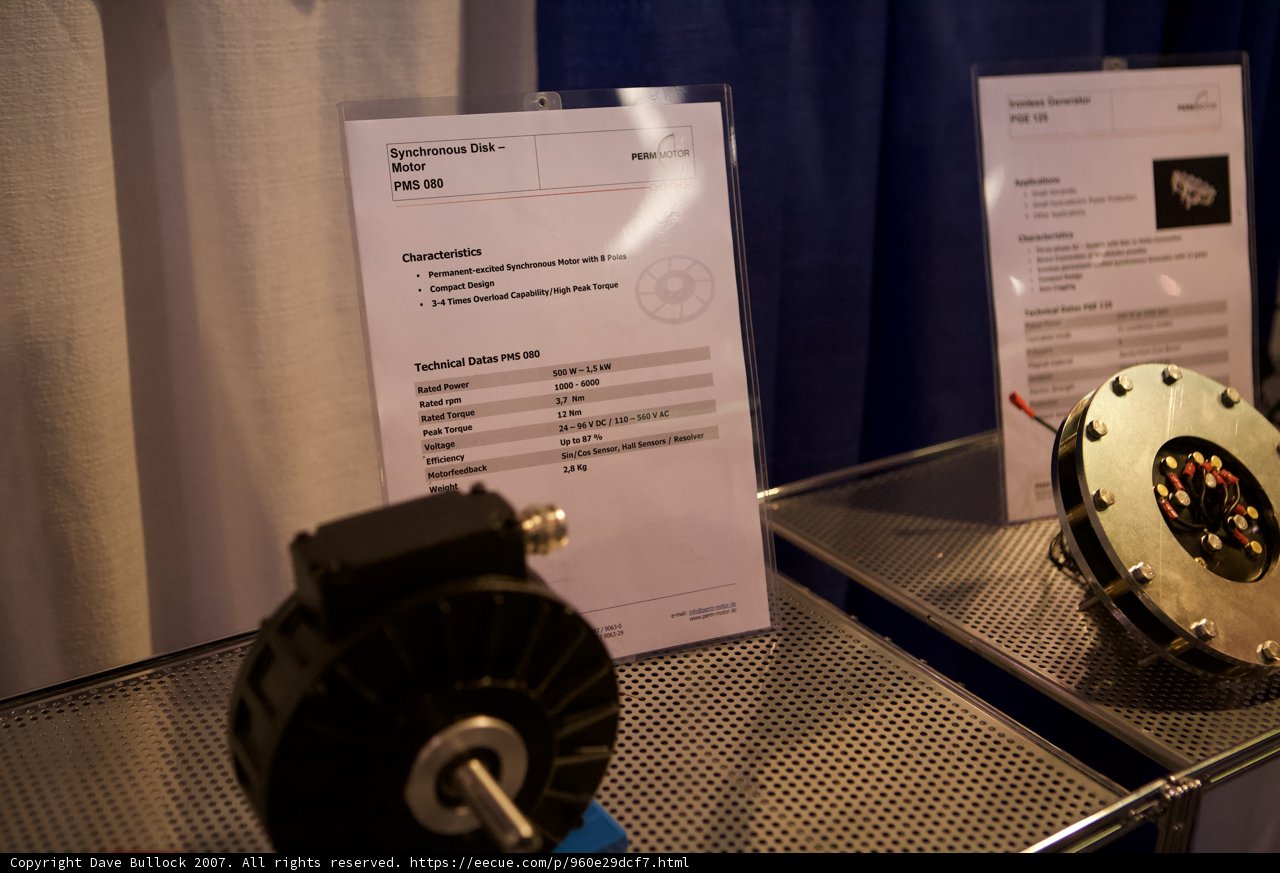 A Display of Electric Motors and Wheels