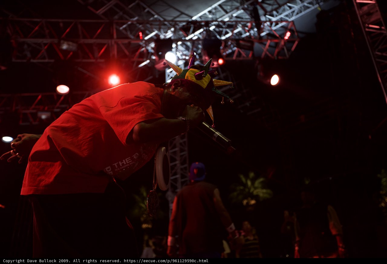 Red-Shirted Entertainer Takes Coachella Stage