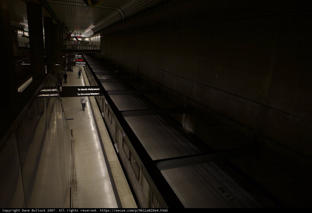 Dark Subway Tunnel