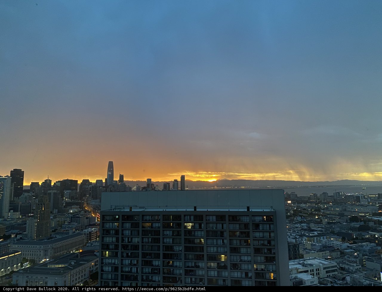 Golden Glow over San Francisco