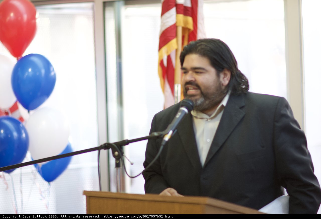 Speaker at a Rally