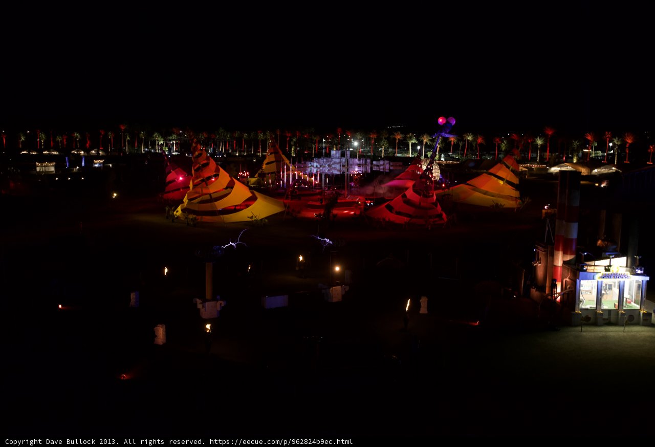Carnival Lights at Night