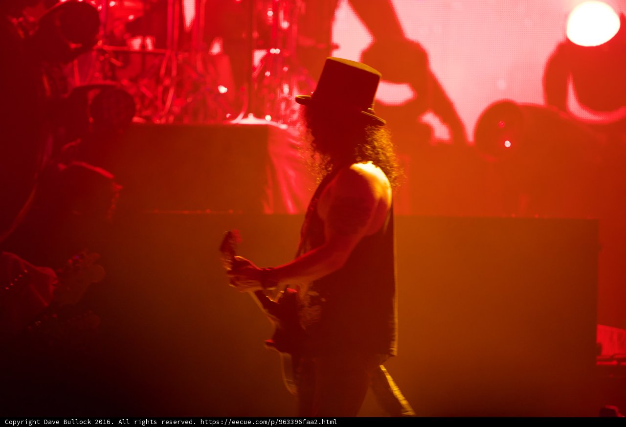 Slash Rocks the Stage at O2 Arena