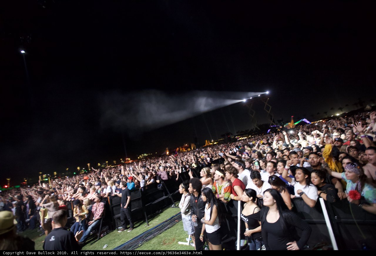 Crowd Goes Wild at Cochella Concert