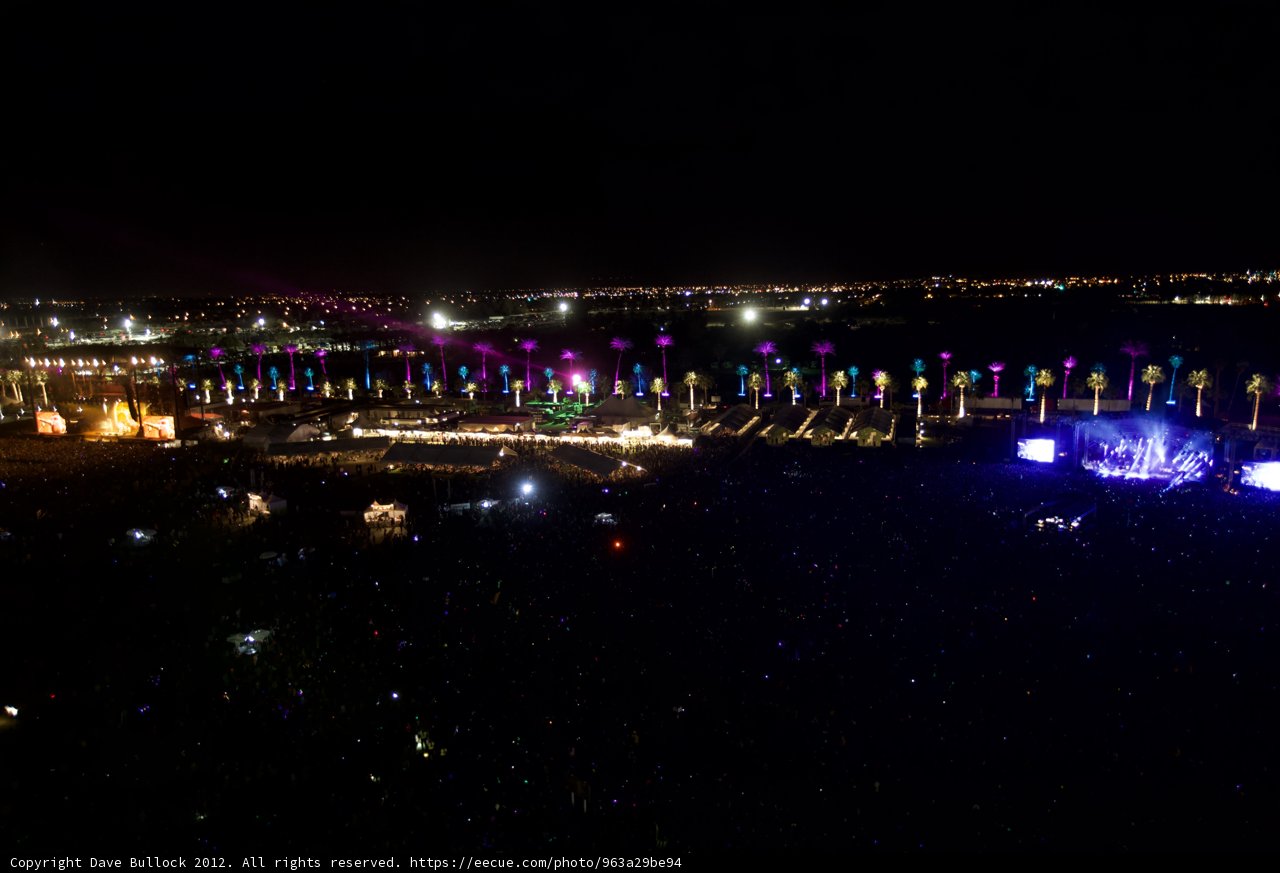 A Colorful Night at Coachella