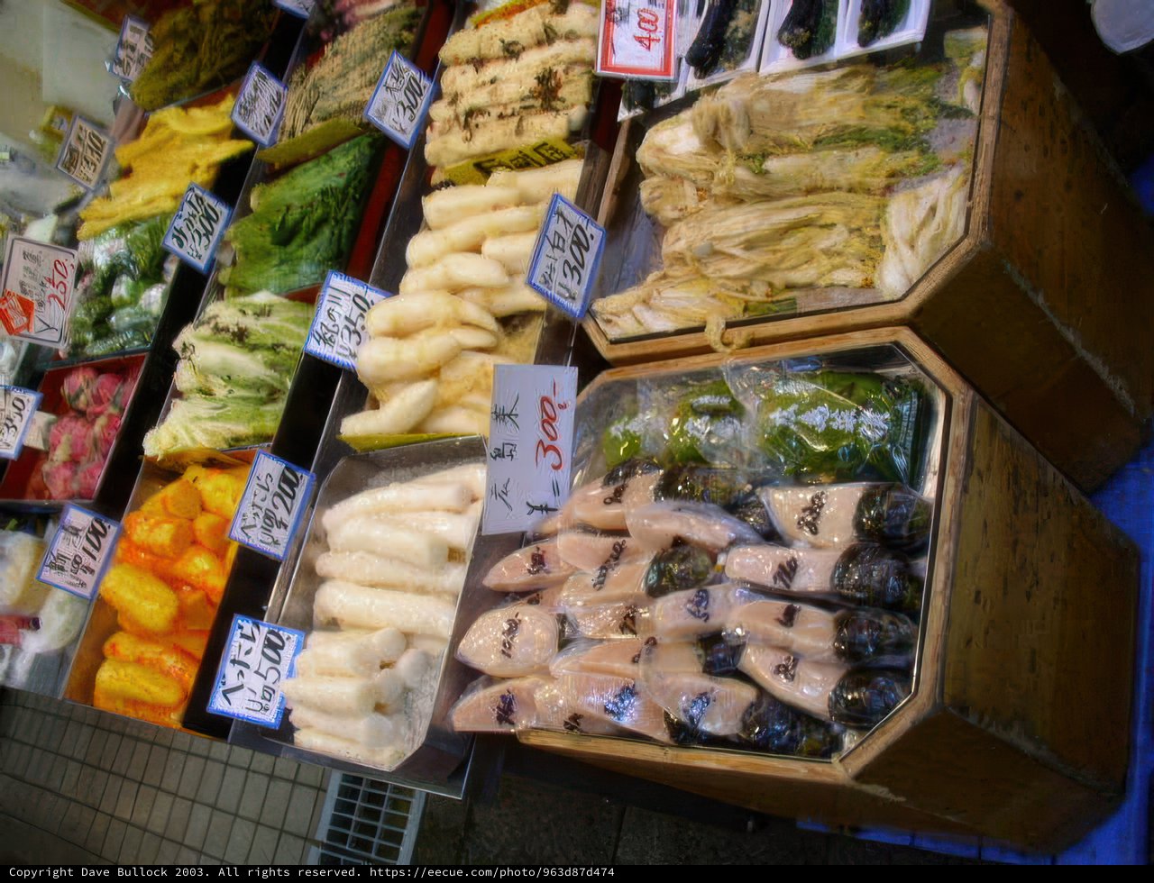 Fresh Produce at Tokyo's Shinjuku Market
