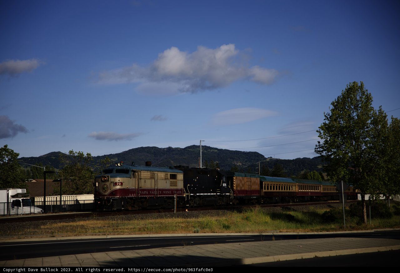 Chasing Rails through Napa Valley