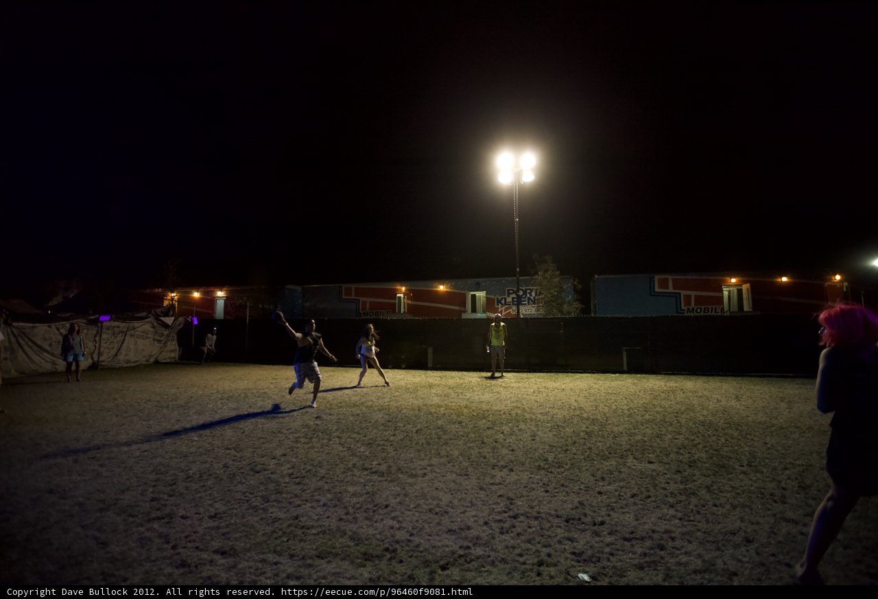 Nighttime Soccer Fun