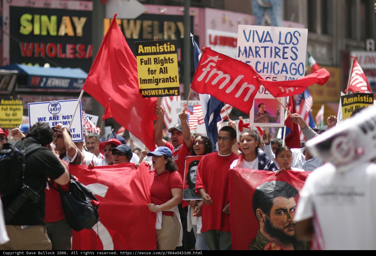 Protest Parade in the City