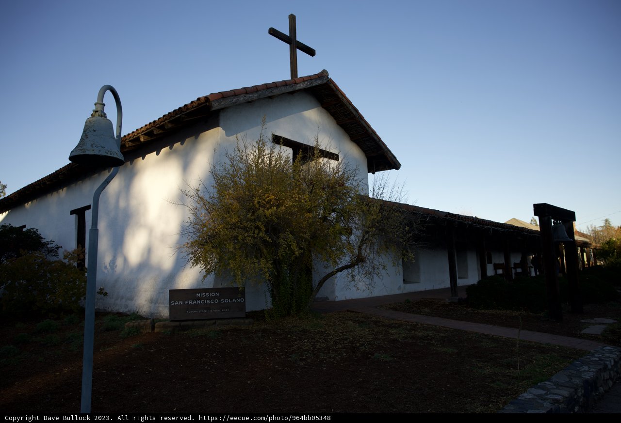 Stunning Bell Tower in Downtown Sonoma Church, 2023