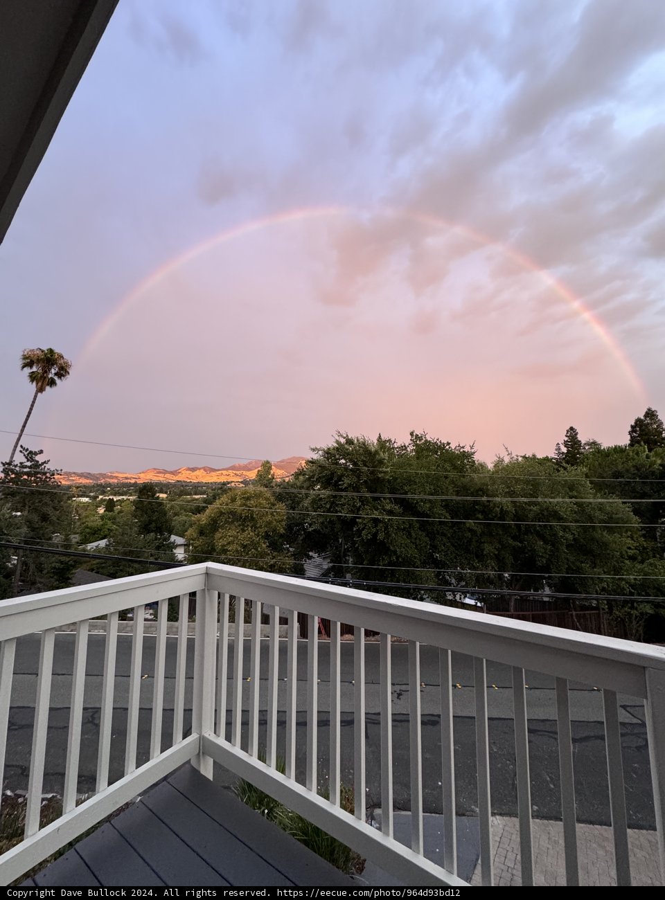 Rainbow Over the Horizon