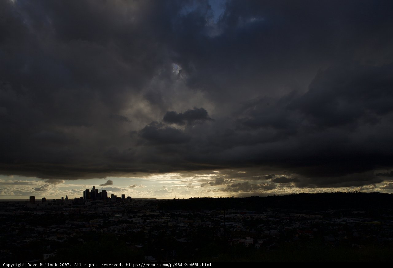 Stormy Skies Over the City