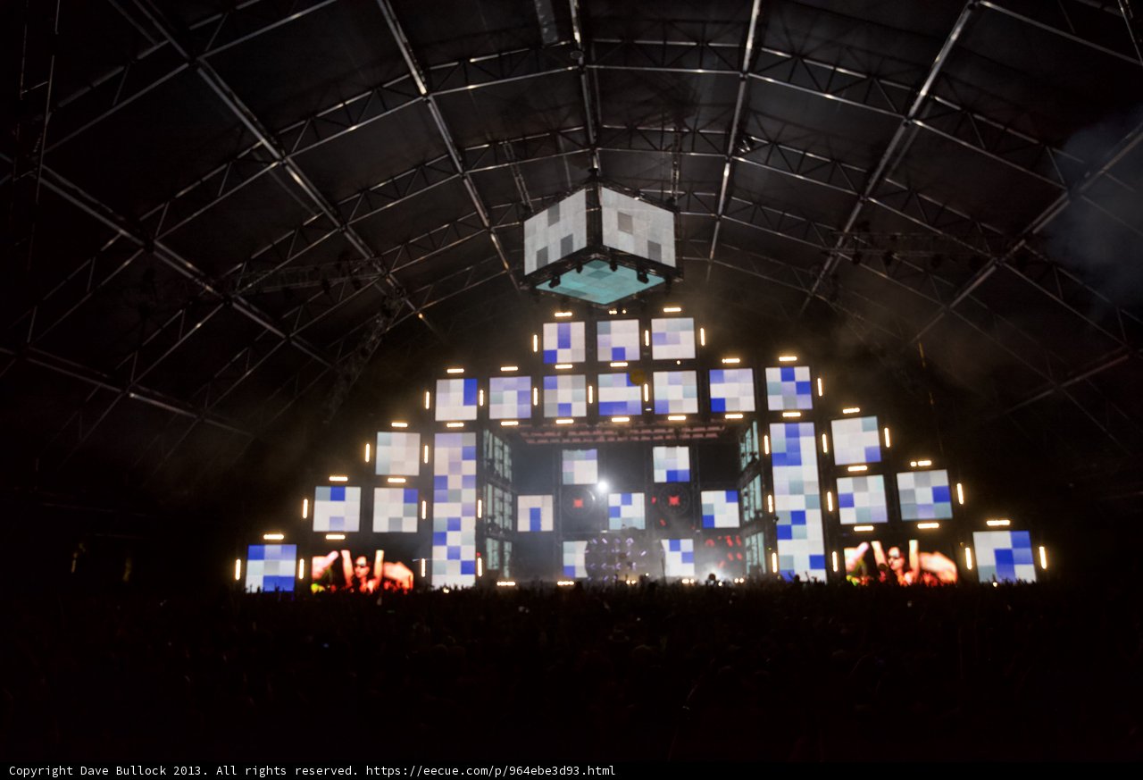 Illuminated Stage at Coachella