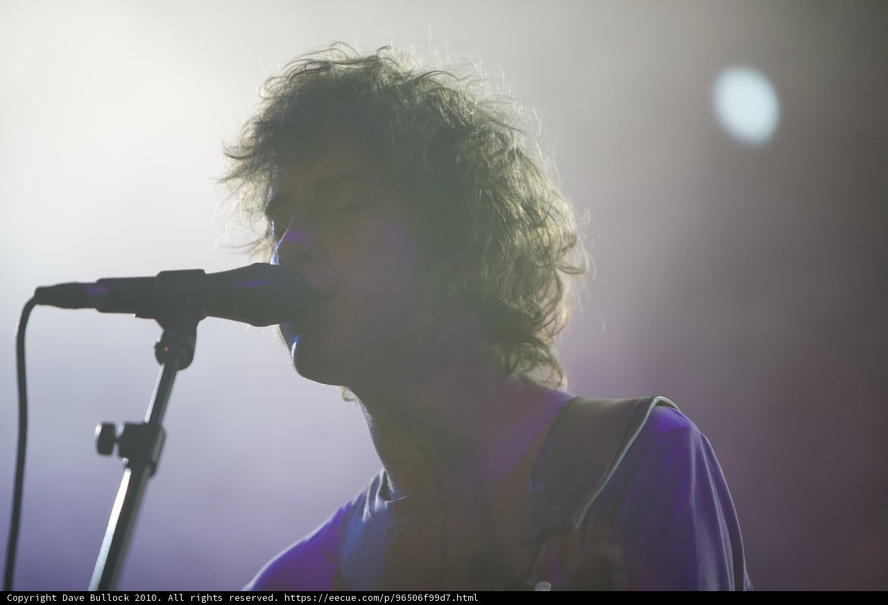 Andrew VanWyngarden Rocks the Mic at Coachella 2010