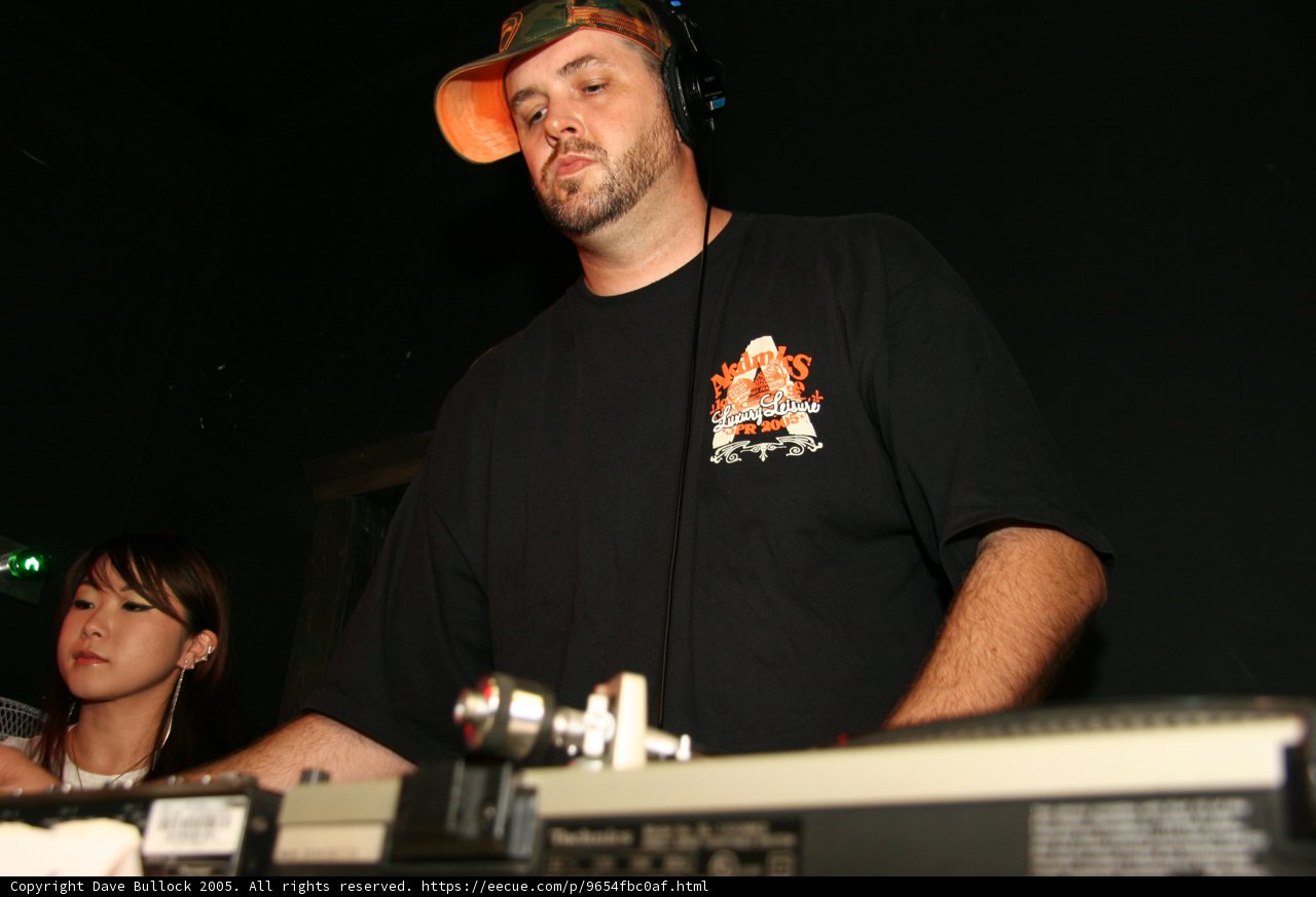The Deejay in Orange