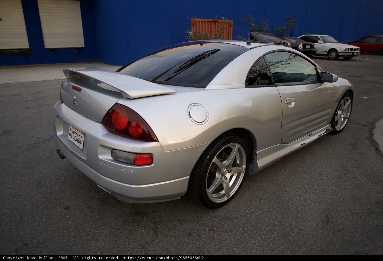 Silver Sports Car Rear End