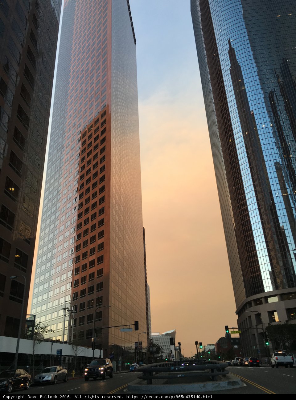 Towering Buildings in the Heart of Los Angeles