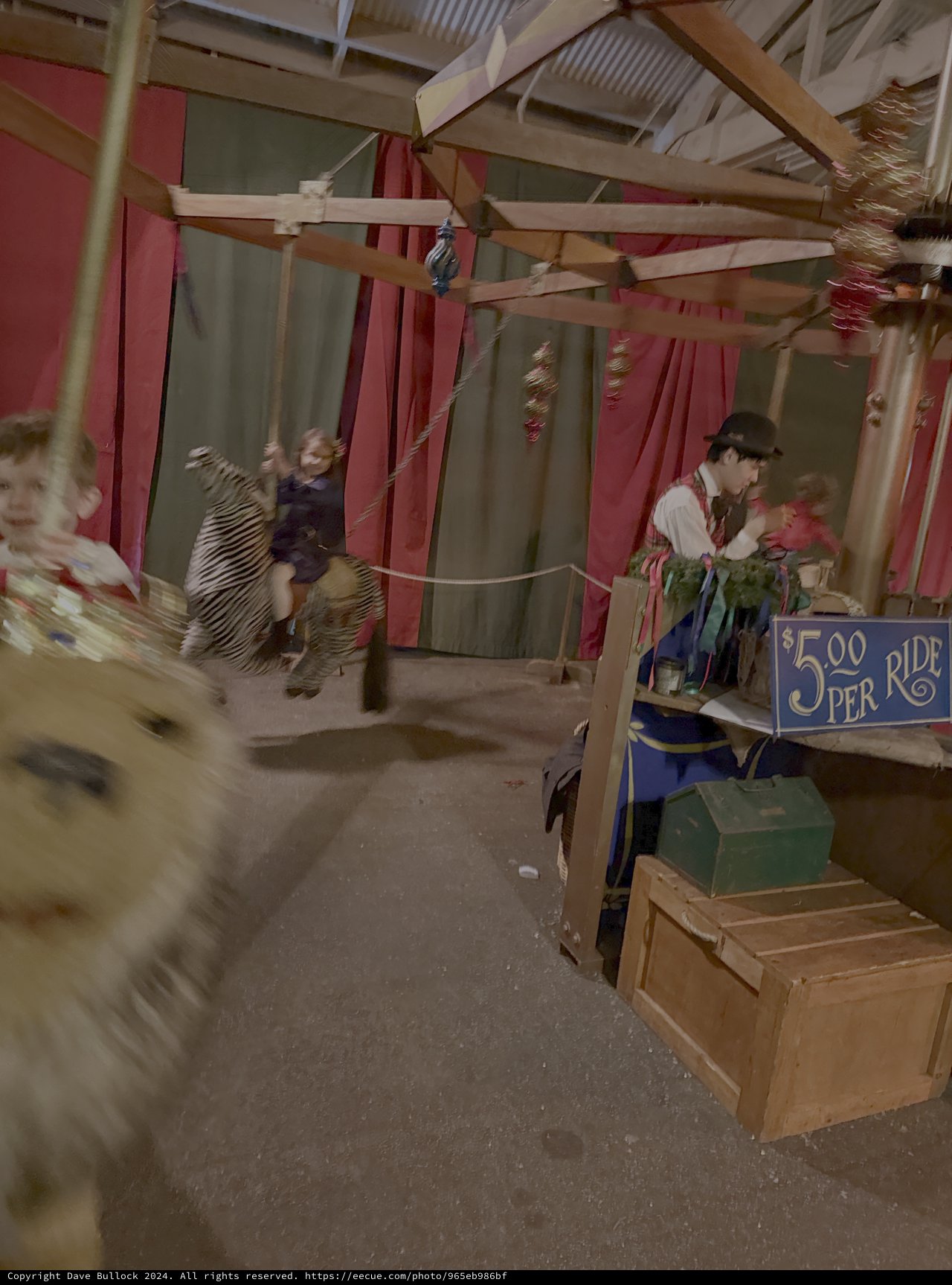 Motion Blur at Historical Fair Attraction