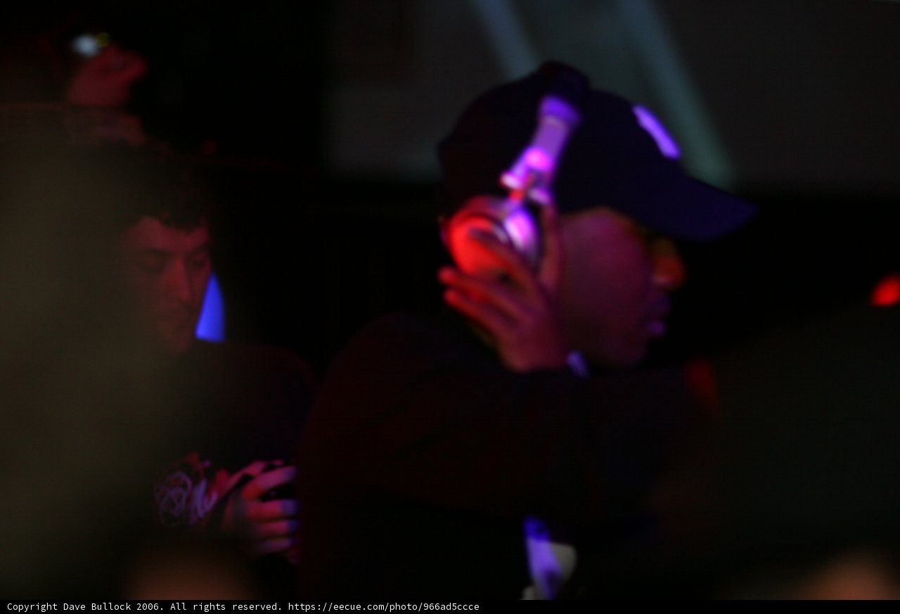 Partygoer with Headphones