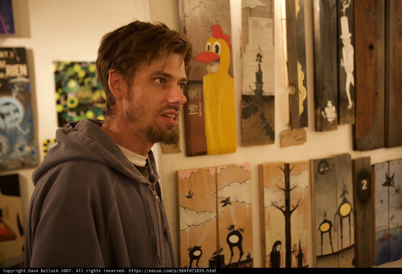 Contemplating the Plywood Gallery