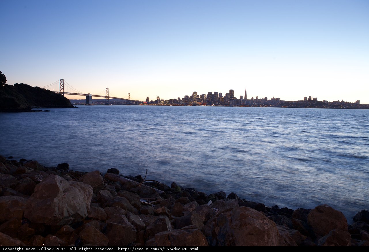 Serene Waterfront Scenery from Treasure Island