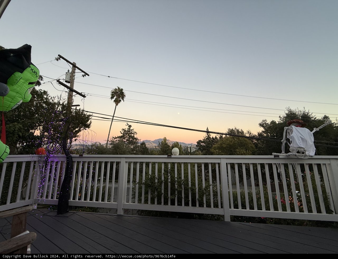 Tranquil Dusk on the Deck