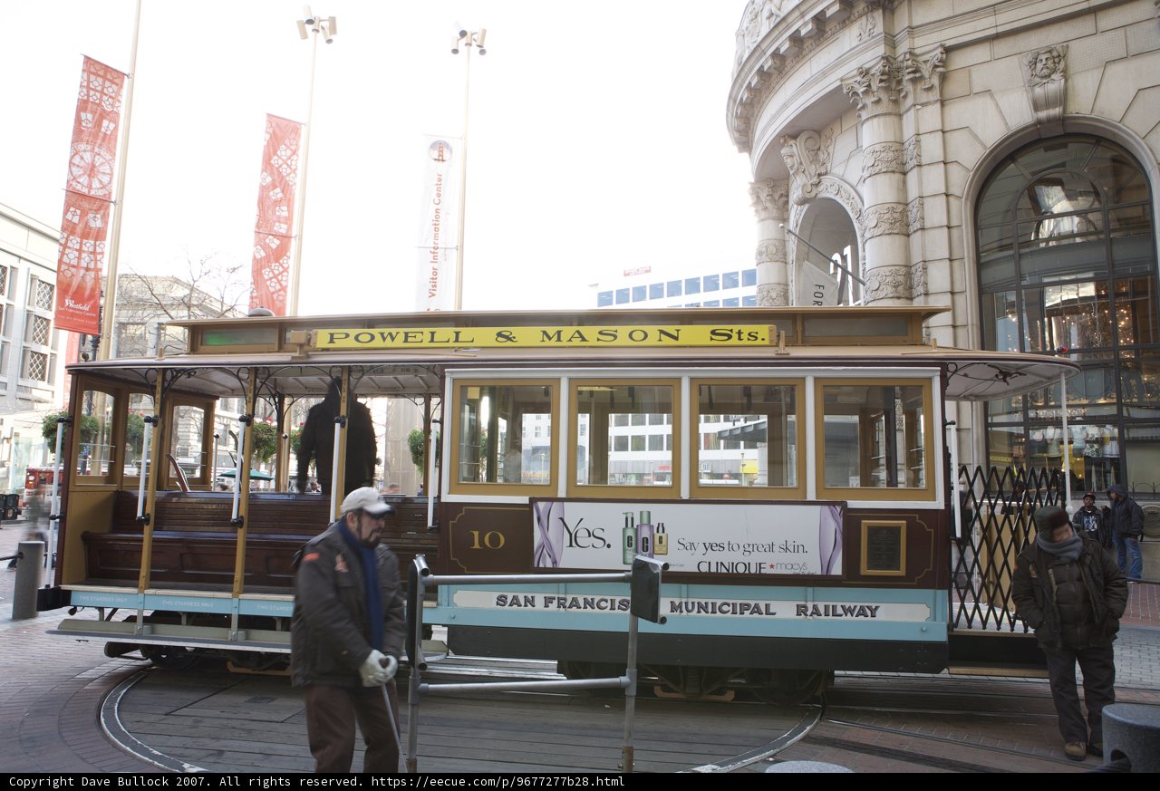 Riding the Historic Cable Car