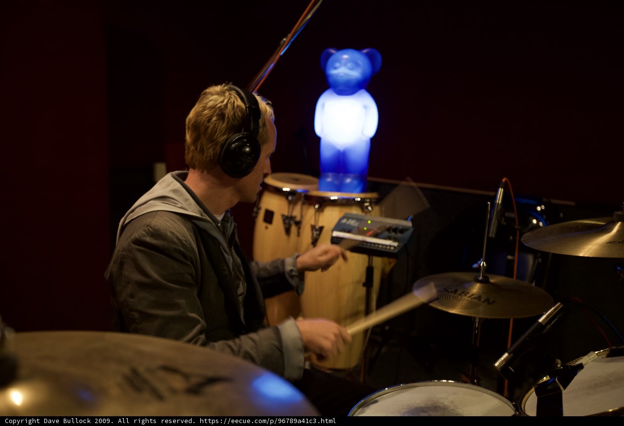Drum Session in the Studio