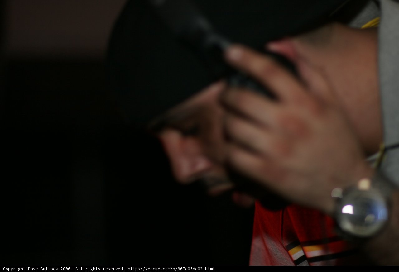 Mysterious Man in Black Hat