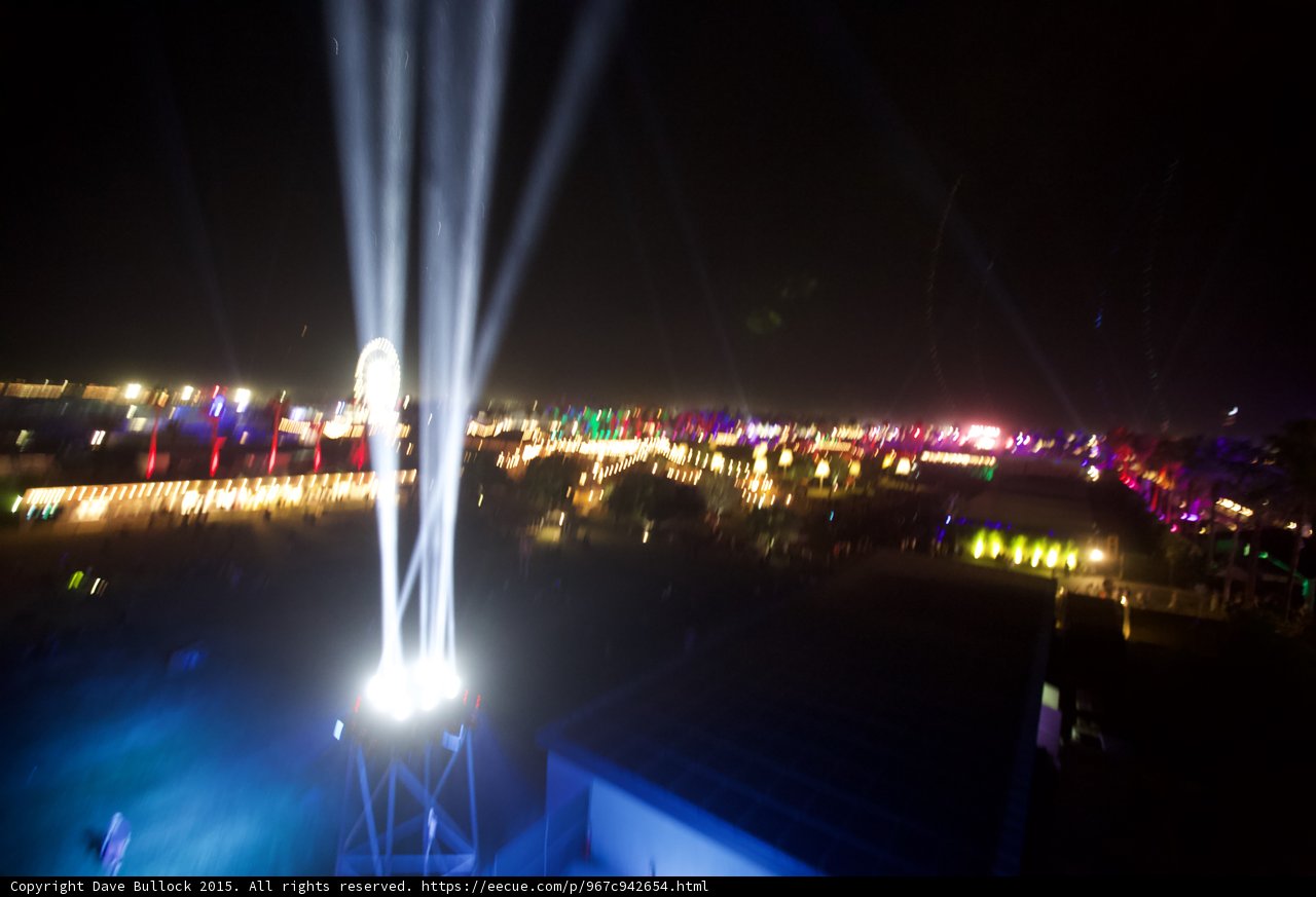 City Lights Illuminate the Night Sky