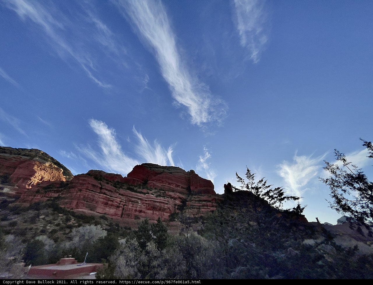 Sunset over the Red Rocks