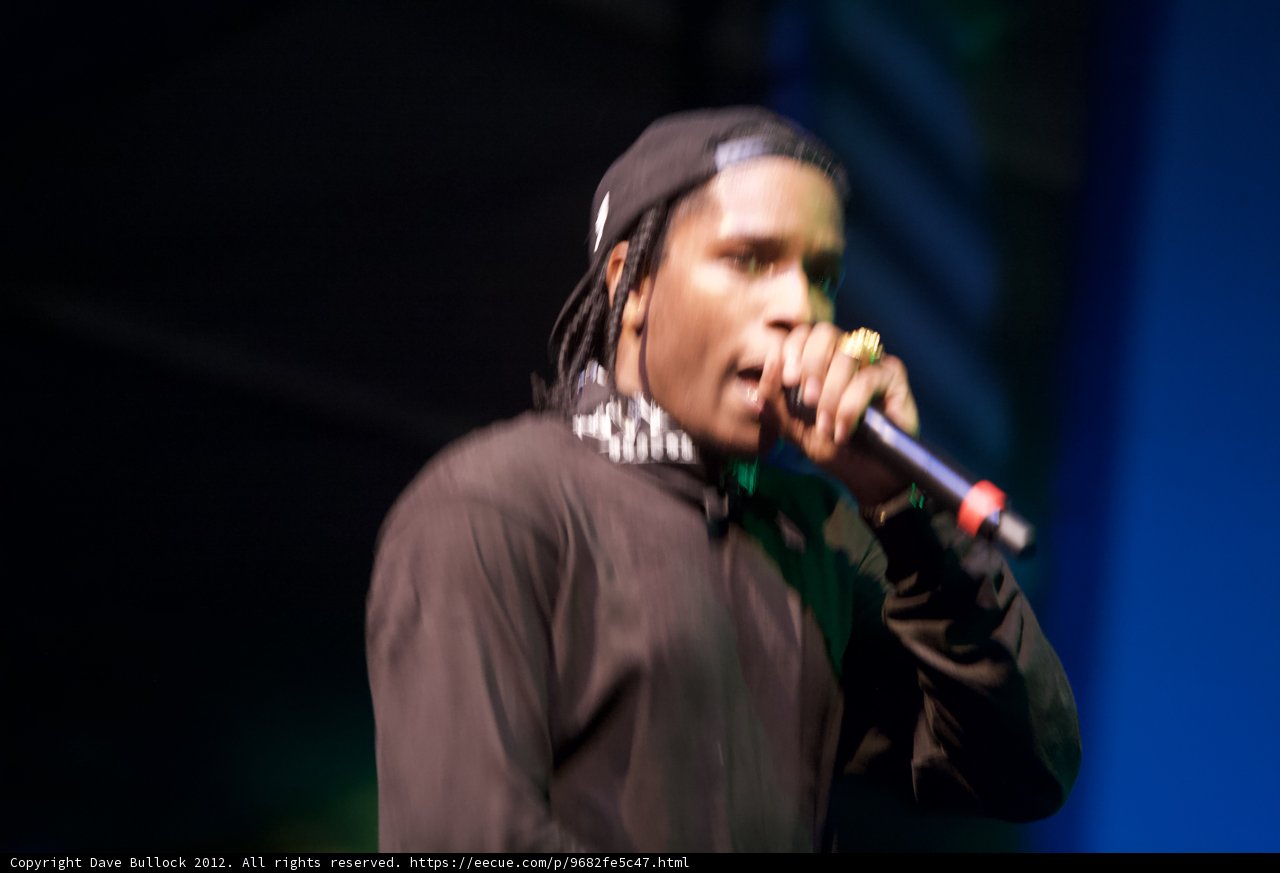 A$AP Rocky takes the stage