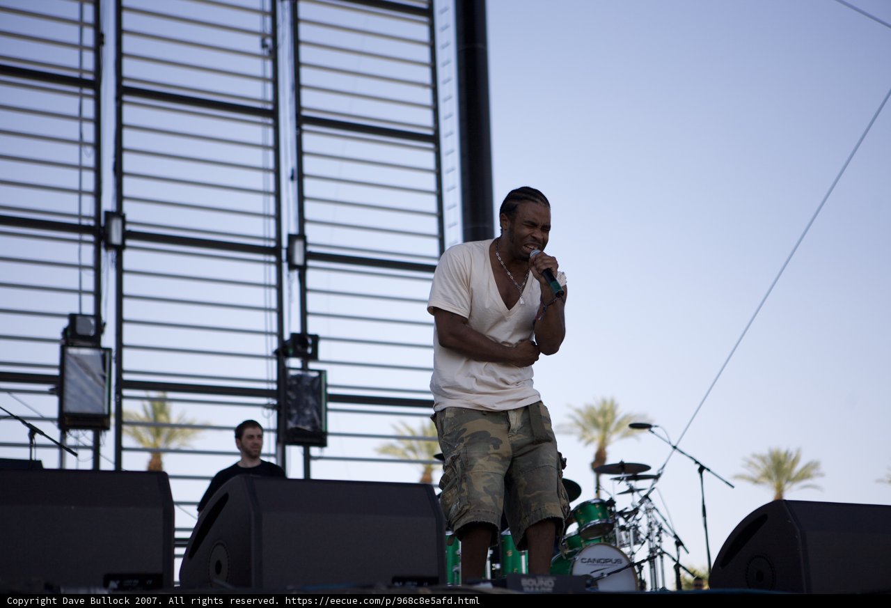 Pharoahe Monch performing at Coachella