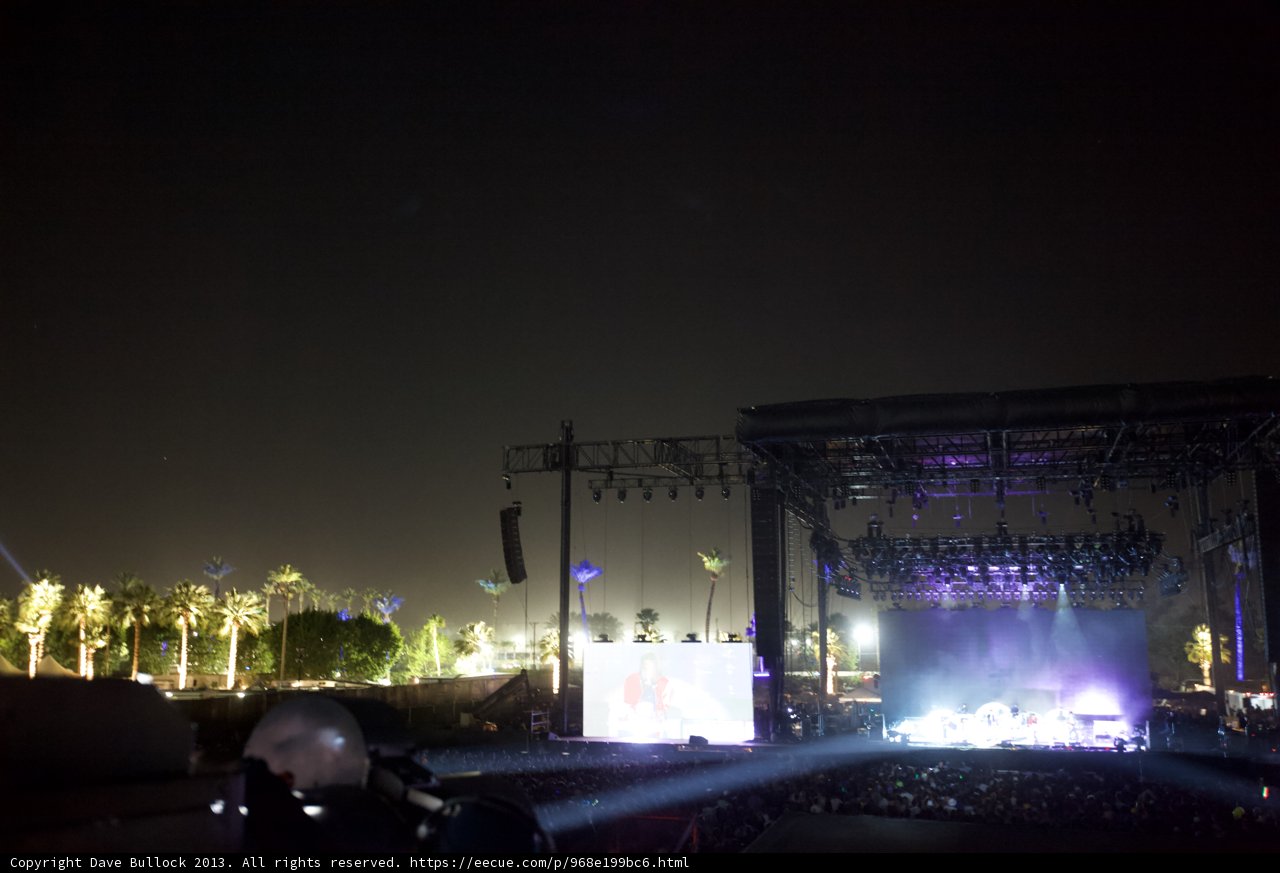 Nighttime Concert Crowds