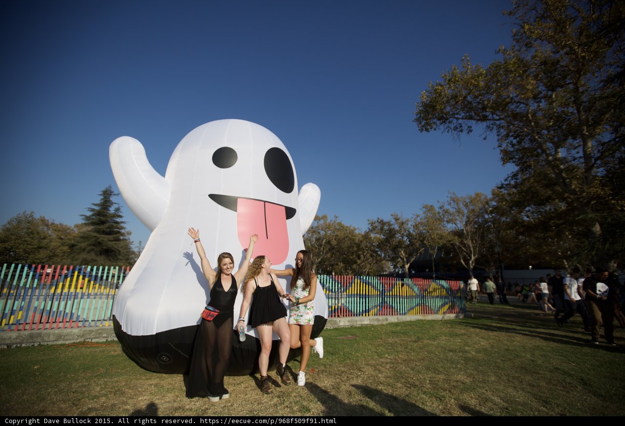 Smiling at Ghost Emoji