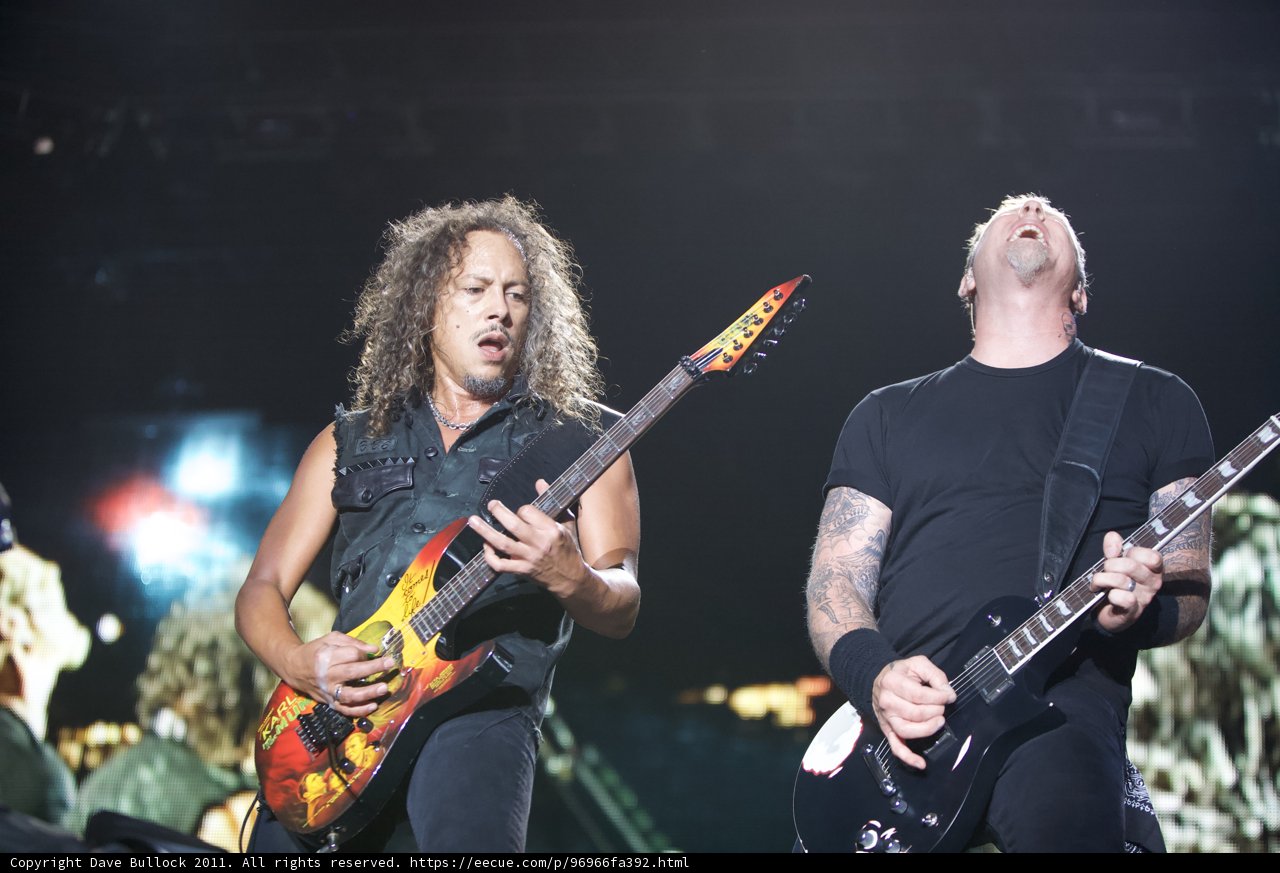The Big Four Jam: Kirk Hammett and friend