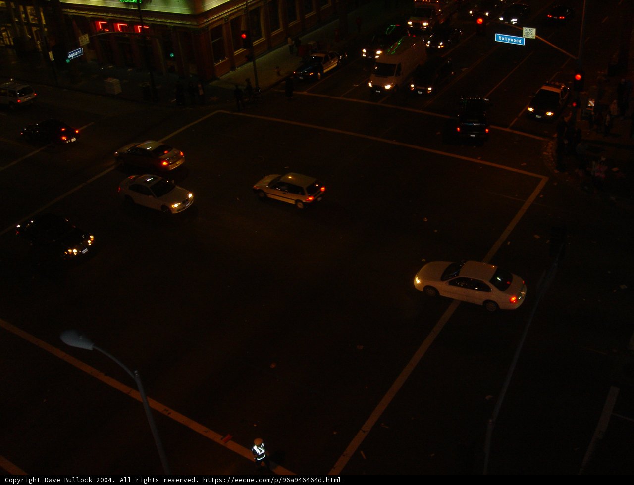 Rush Hour Under the Street Lights