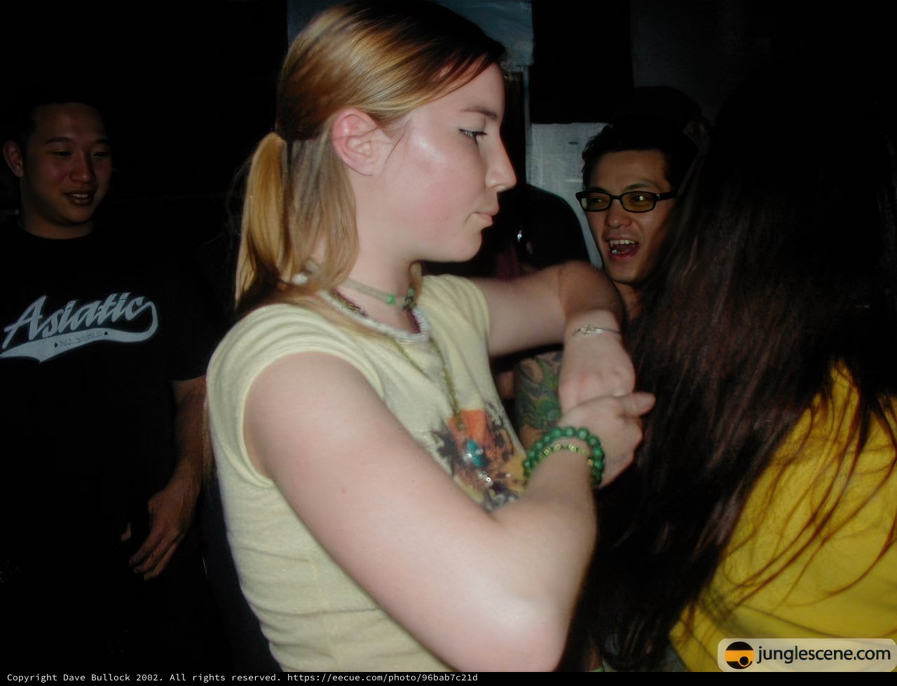 Long Haired Beauty in the Urban Club Scene