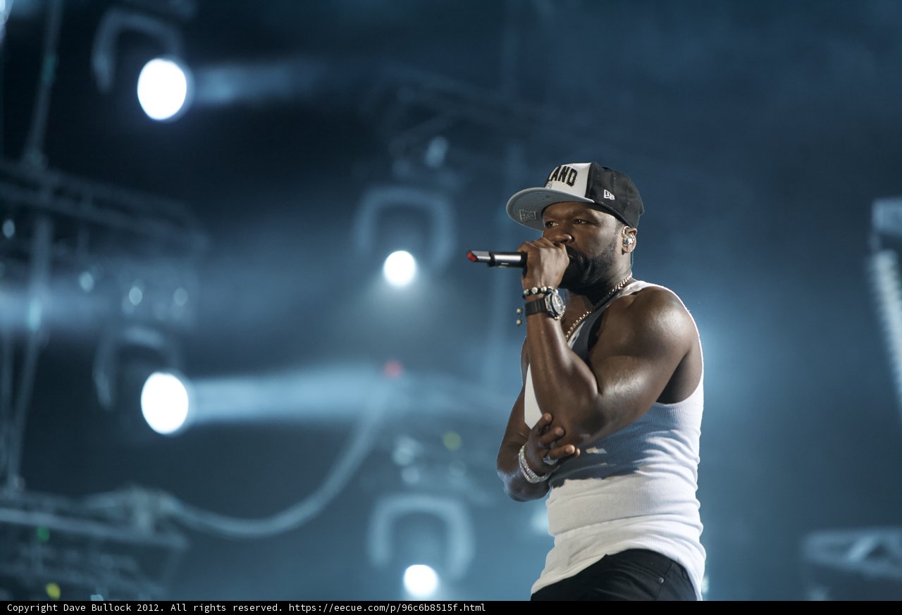 50 Cent Rocks the Stage at iHeart Radio Music Festival