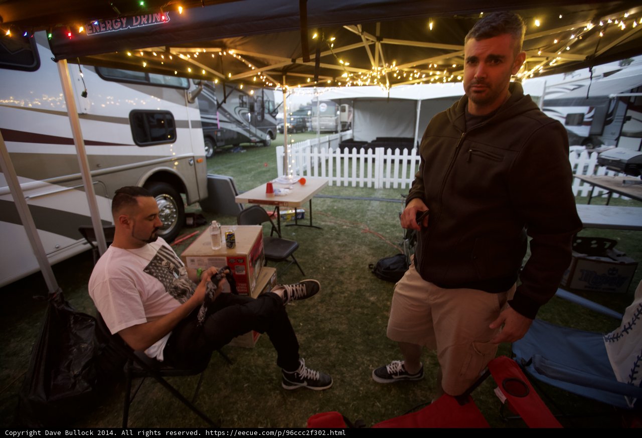 Camping at Coachella
