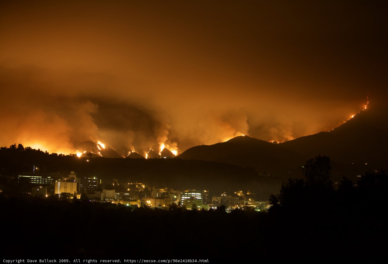 Devastating Station Fire Spreads Across City and Mountains