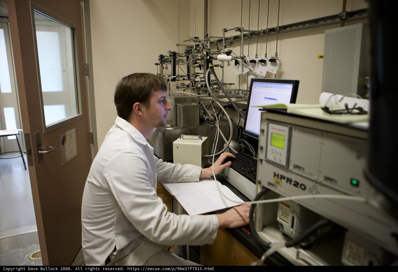 The Scientist in his Lab Coat